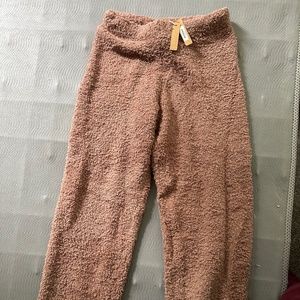 SKIMS camel joggers